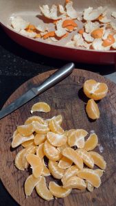 qué hacer con la piel de las mandarinas